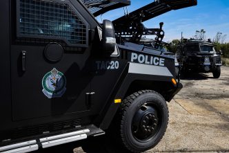Custom designed armoured vehicles handed over to