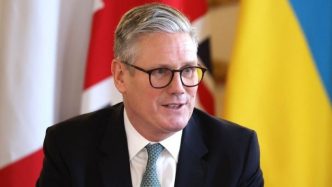 UK Prime Minister Keir Starmer at a summit in London, England on March 2 2025