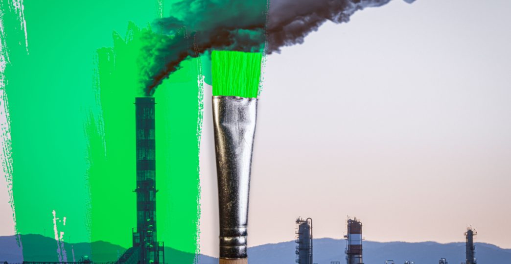 Greenwashing by wealth sector