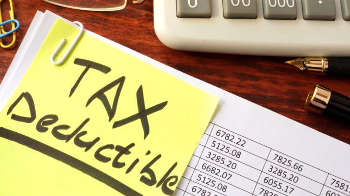 Tax deductible post-it note