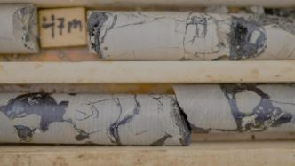 American West unveils thick visual sulphides at