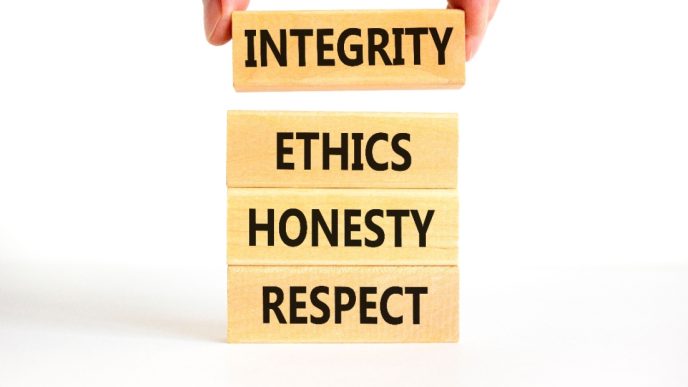 Integrity, ethics, honesty, respect