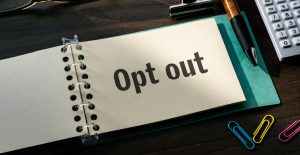 Opt out