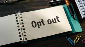 Opt out