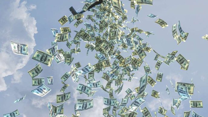 It’s raining government money here