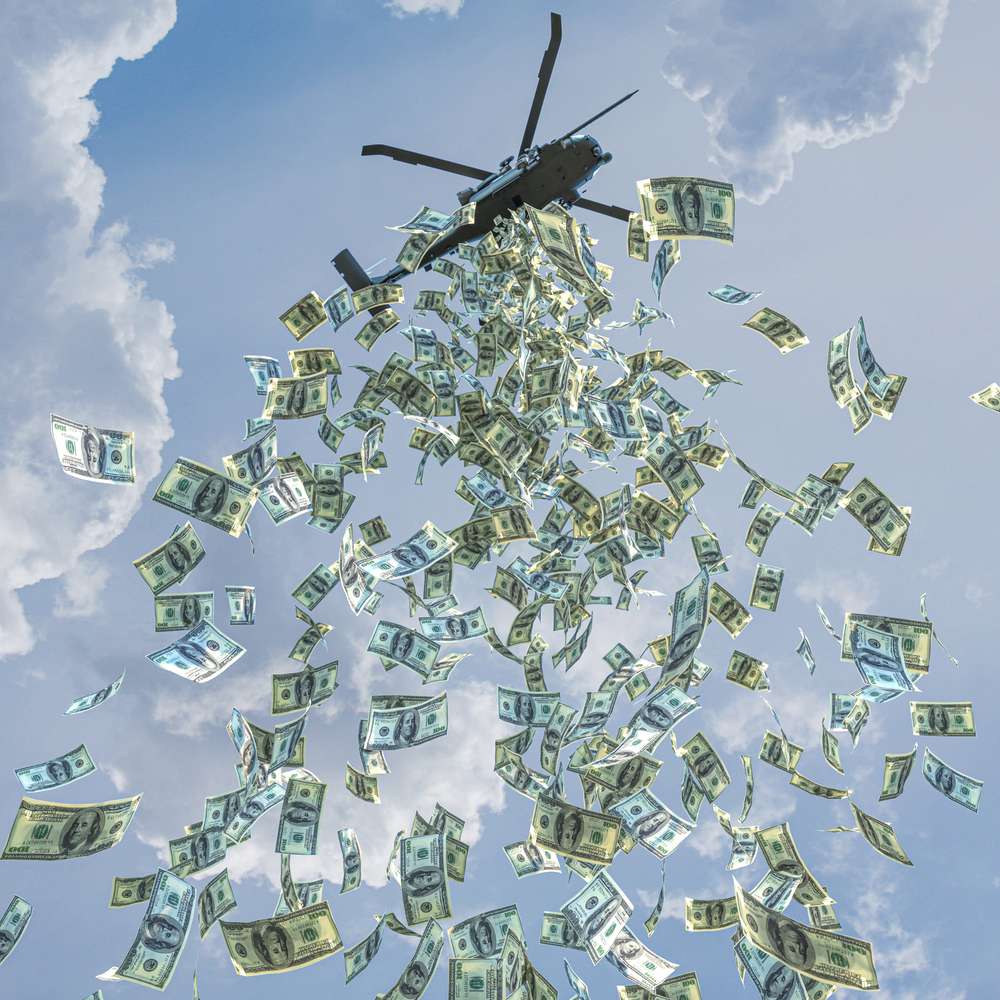 It’s raining government money here