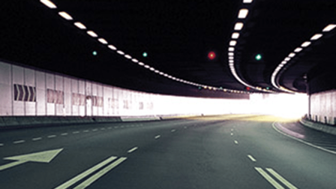 Light at the end of the Western Harbour Tunnel