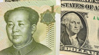 Stocks drift, dollar slips amid US-China stand-off