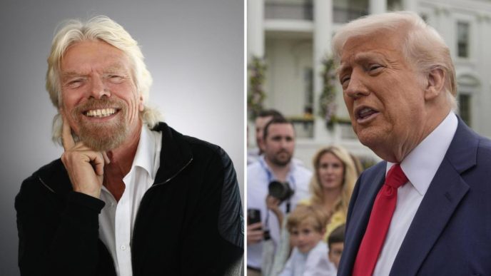 Virgin founder Richard Branson attacks Donald