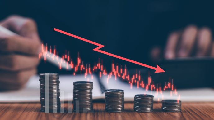 Decline in bond income