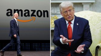 Donald Trump, Jeff Bezos: White House, Amazon