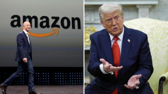 Donald Trump, Jeff Bezos: White House, Amazon
