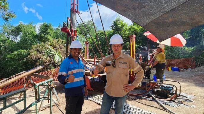 Estrella makes history with manganese drill