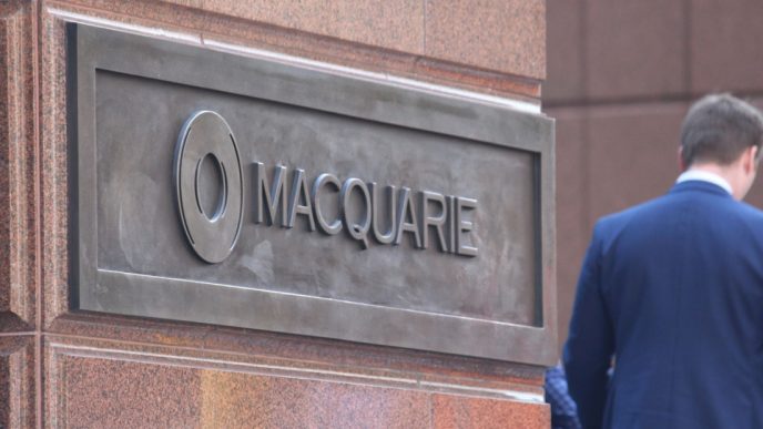 Macquarie Bank sign