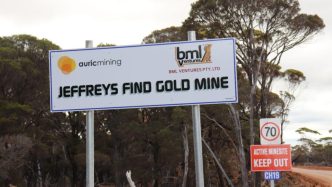 Final payday for Auric at Jeffreys Find gold mine
