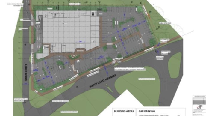 Proposal to build shopping centre with supermarket