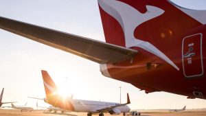 Qantas launches international flights to New