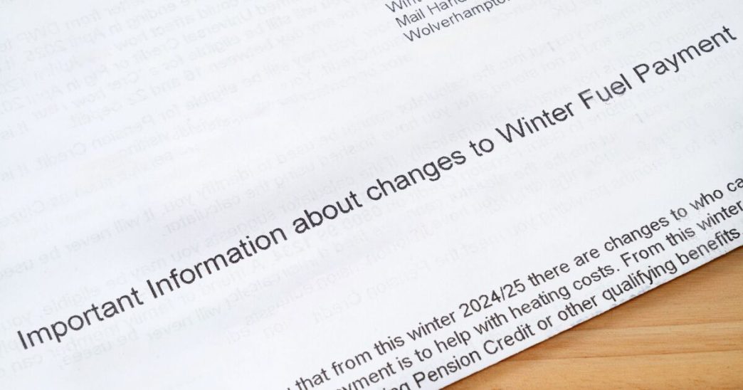 State pensioner winter fuel payment could be