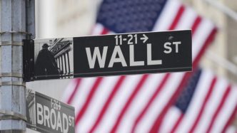 Wall St flat as investors focus on trade, await