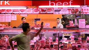 Access for US beef is on the tariff negotiation
