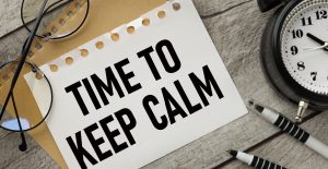 Time to keep calm