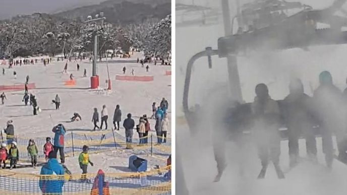 ‘Absolutely dumping’: More than 40cm of snow