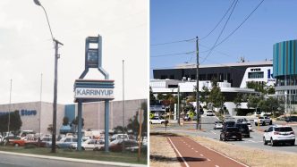 Before and after pictures show how Perth shopping
