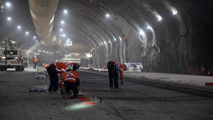 New high-tech Western Harbour Tunnel facility