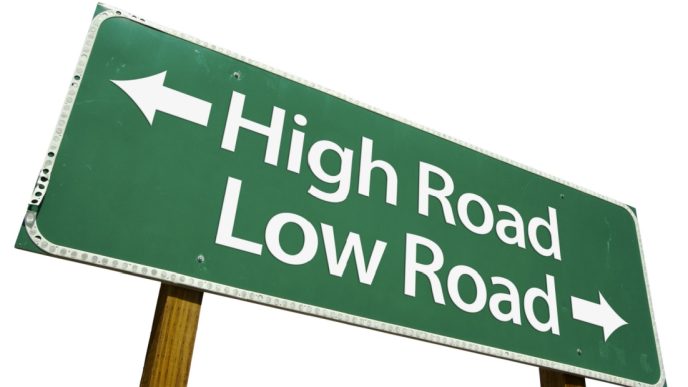 High road low road