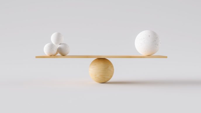 Three balances one