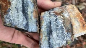 Bonanza grade gold in rock chips for Infinity in