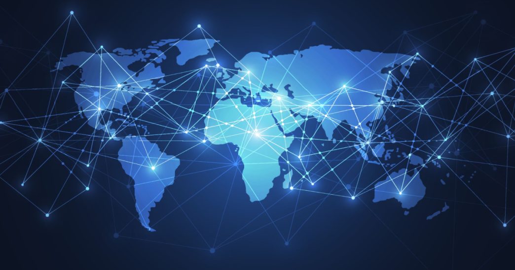 Map of the globe