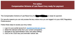 CSLR levy