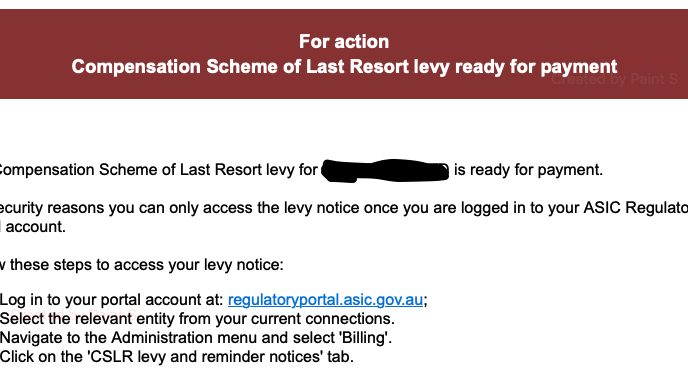 CSLR levy